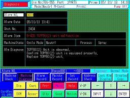 Machine Diagnosis Screen