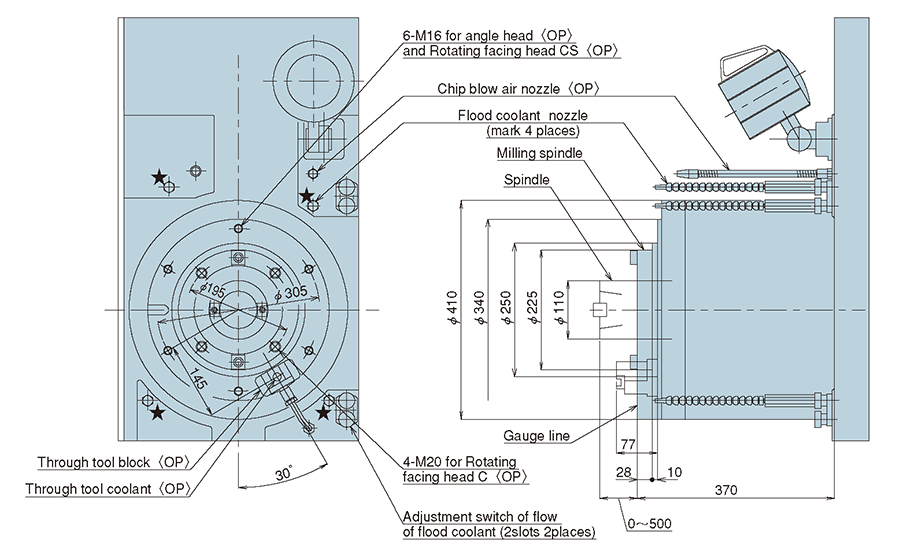 Spindle detailed drawings