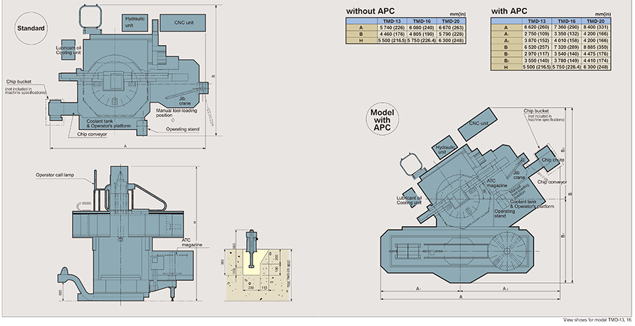 General view and floor plan