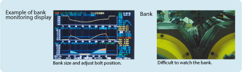 Melt bank monitoring system (BM)