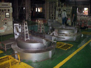 井式电炉（最大尺寸φ直径 1,000 × 长度 4,500）