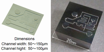 Microfluidic chip mold