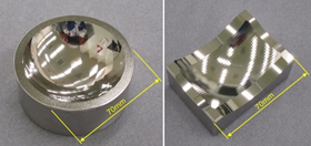 Thick solid lens mold for LED head lamp