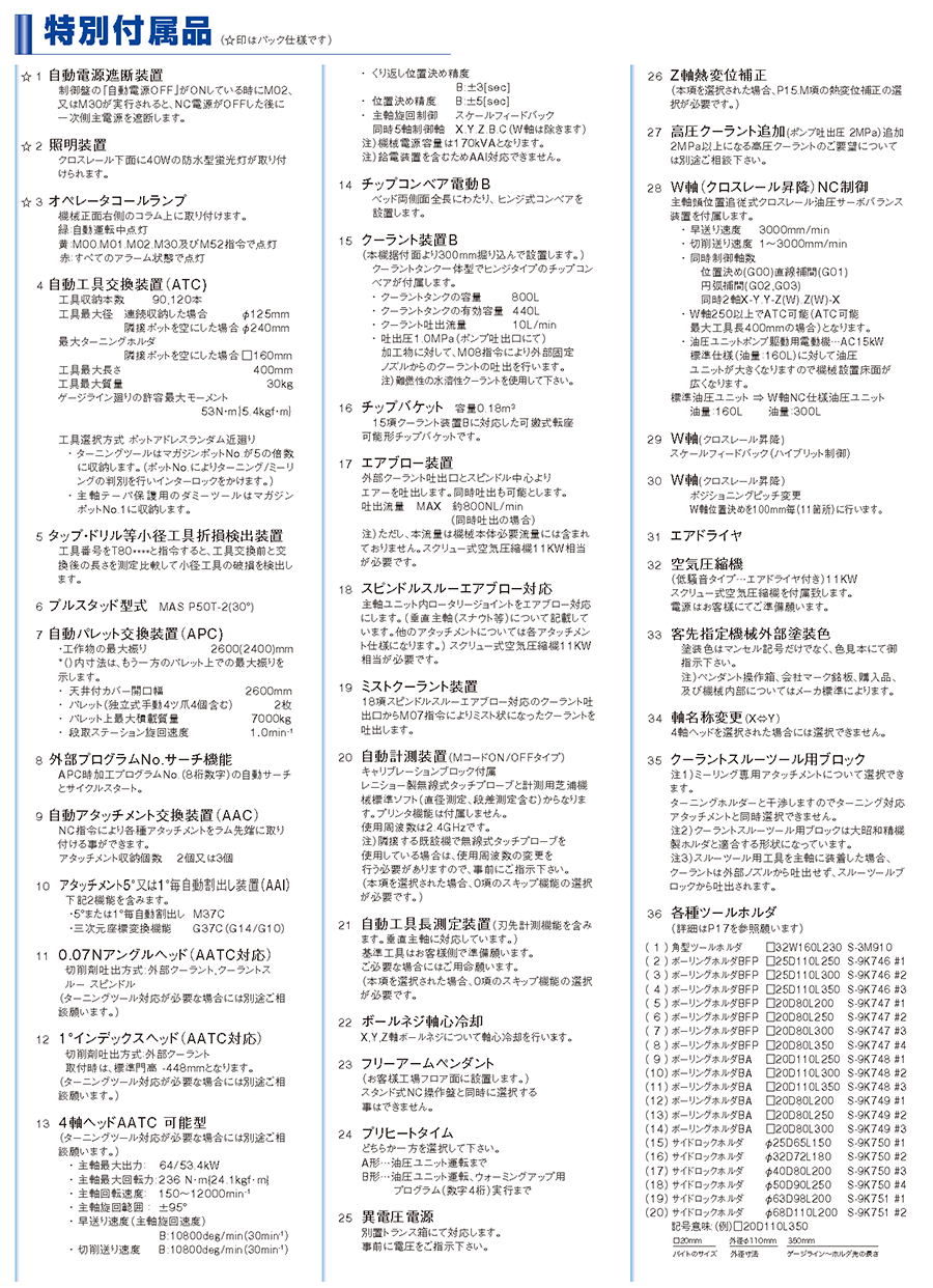 特別付属品