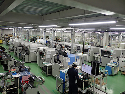 プリント基板製造現場の画像